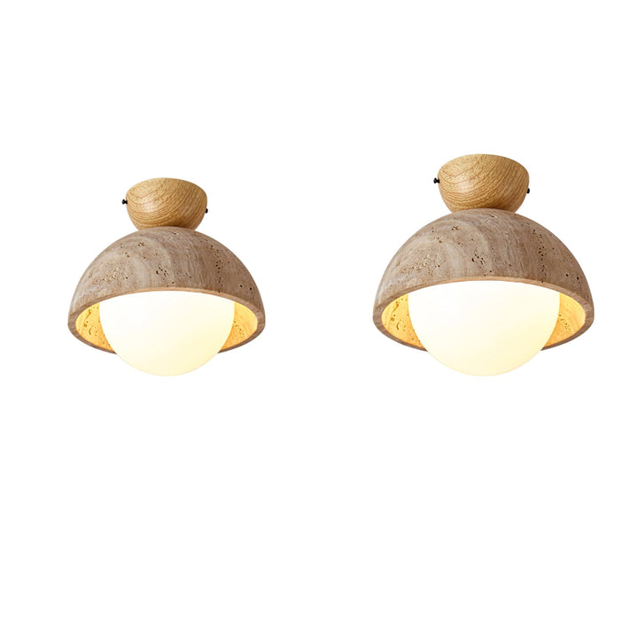 Flore Travertine Bud Taklampa