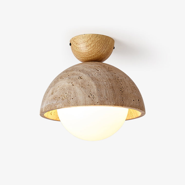 Flore Travertine Bud Taklampa