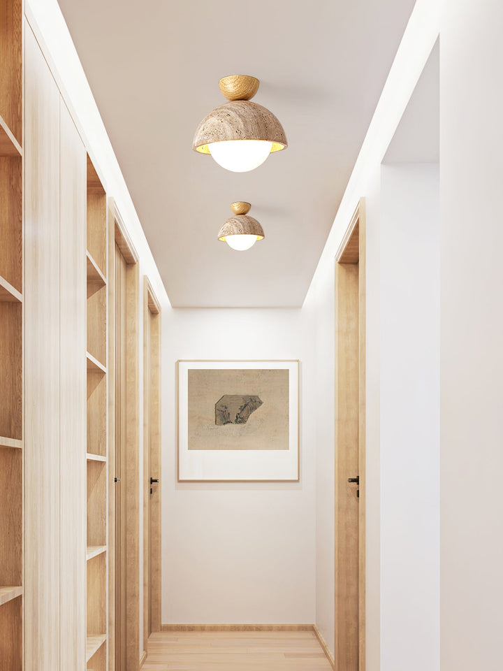 Flore Travertine Bud Taklampa