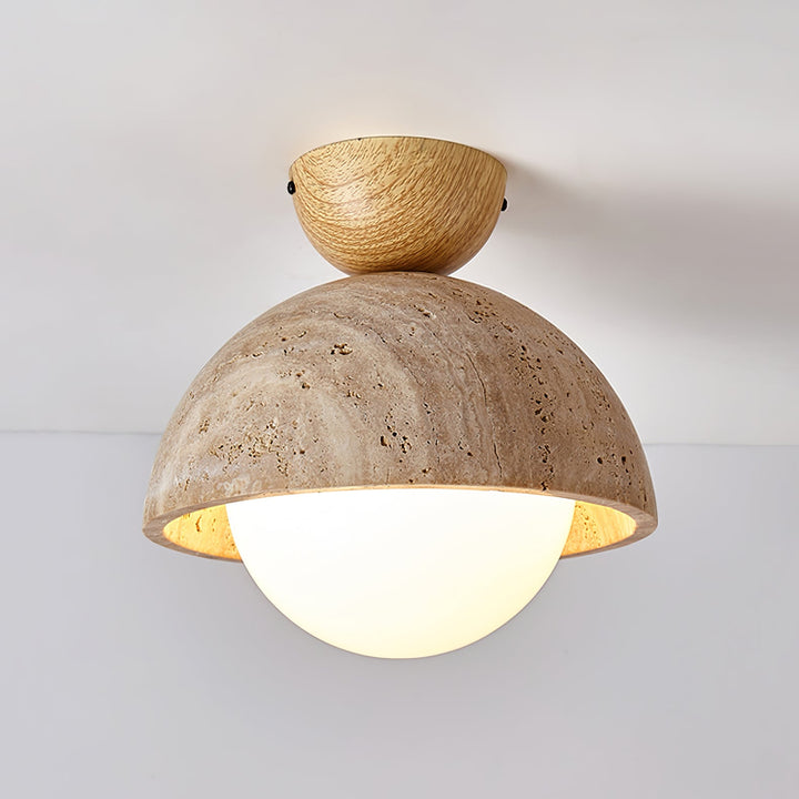 Flore Travertine Bud Taklampa