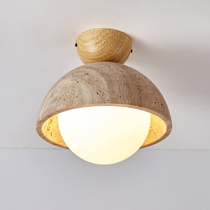 Flore Travertine Bud Taklampa