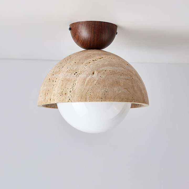 Flore Travertine Bud Taklampa