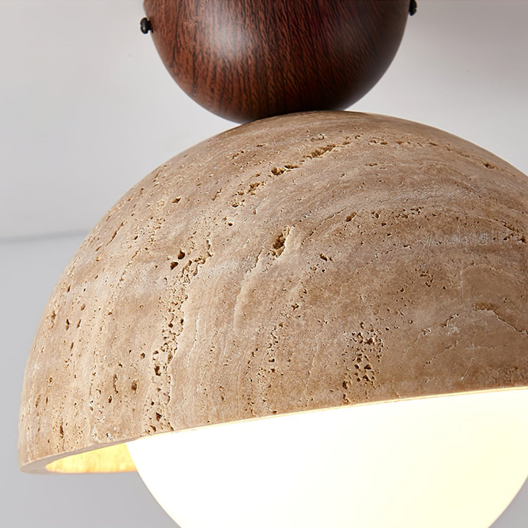 Flore Travertine Bud Taklampa