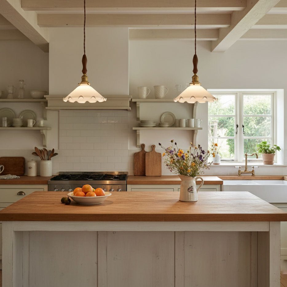 Blomblad Pendellampa