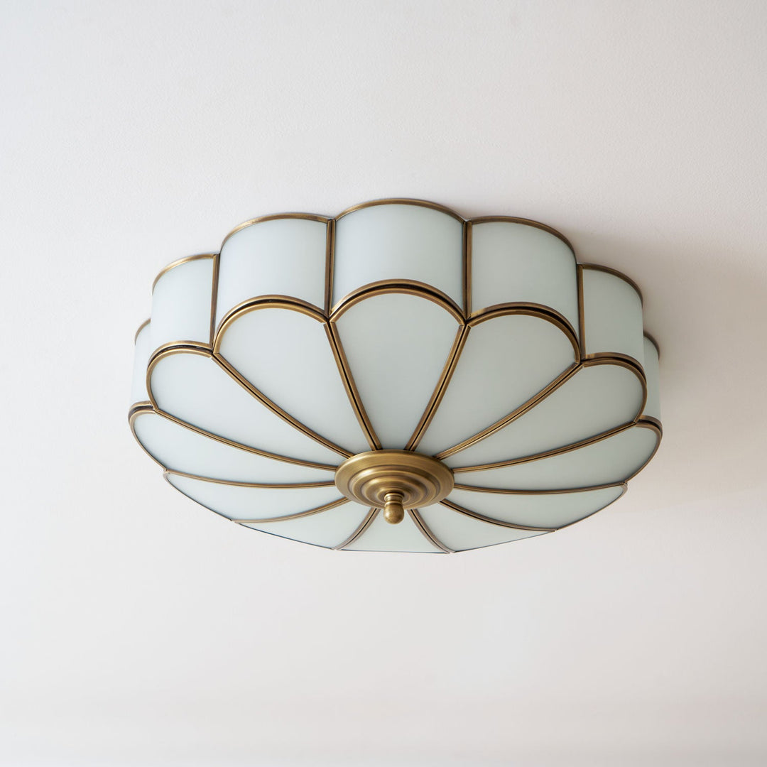 Blomformad Glas Infälld Taklampa
