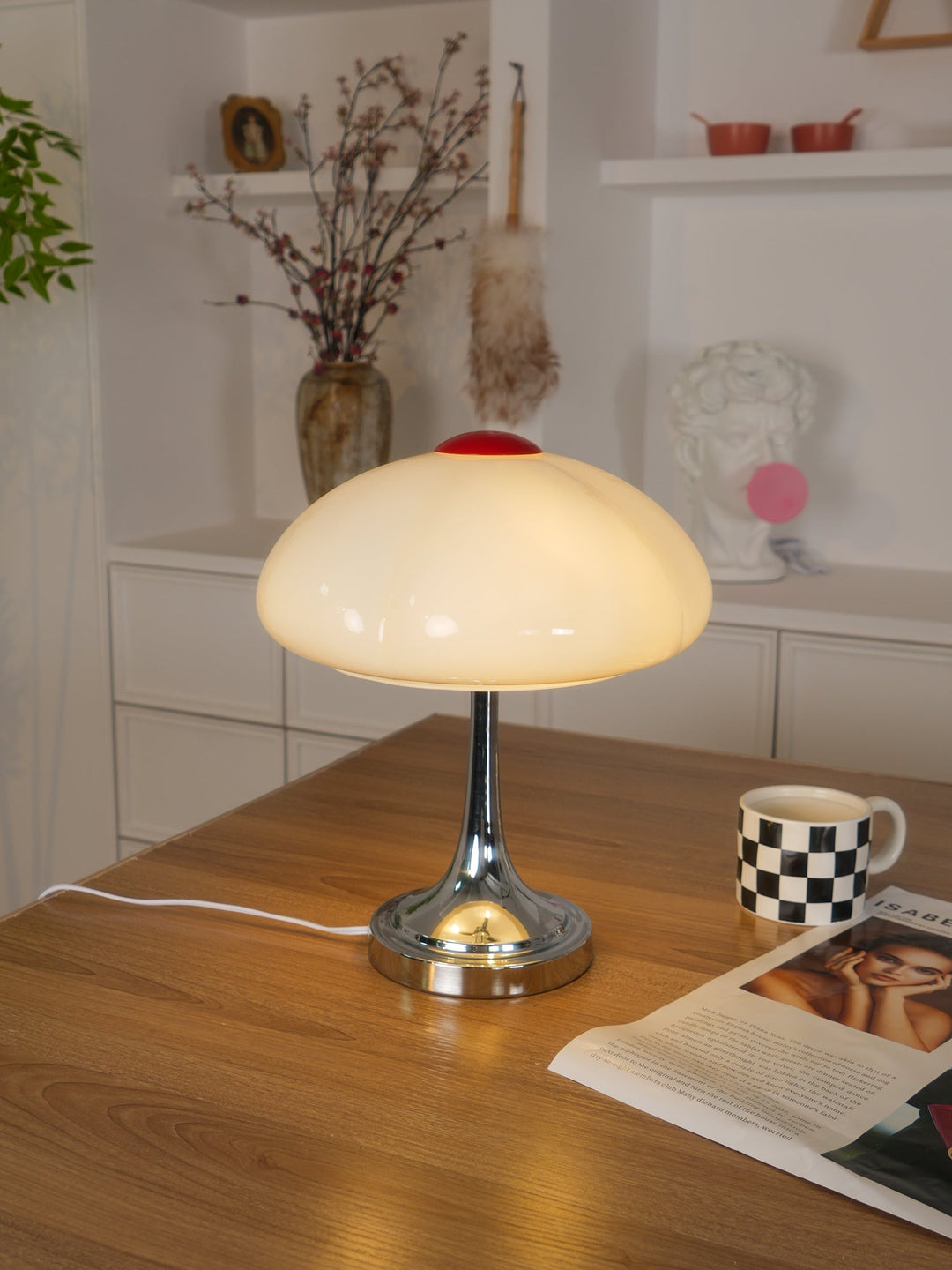Blomblad Bordslampa