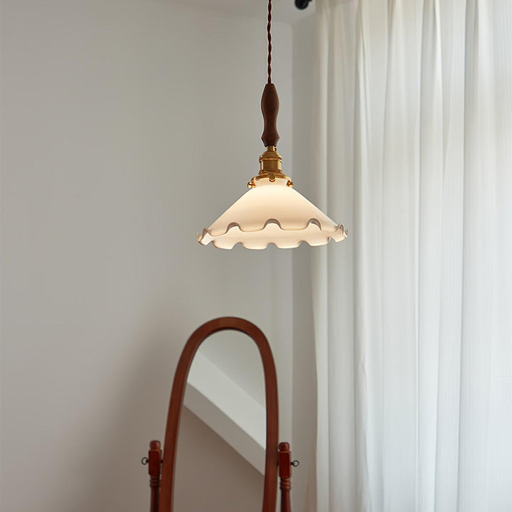 Blomblad Pendellampa