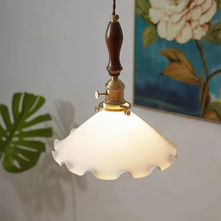 Blomblad Pendellampa