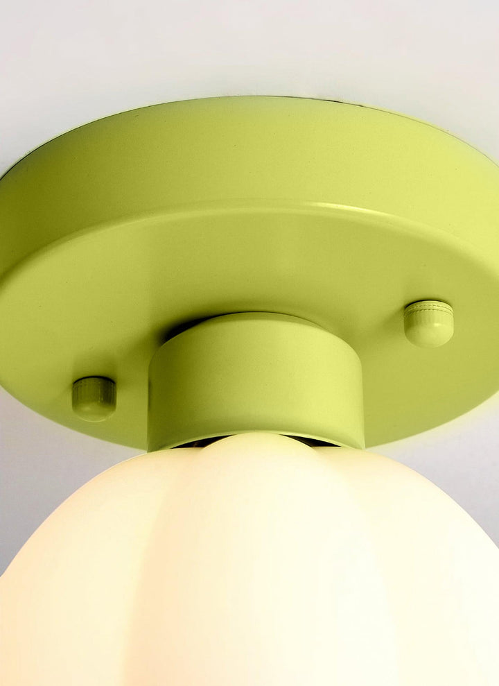 Blomma Skuggad Semi Flushmount Lampa