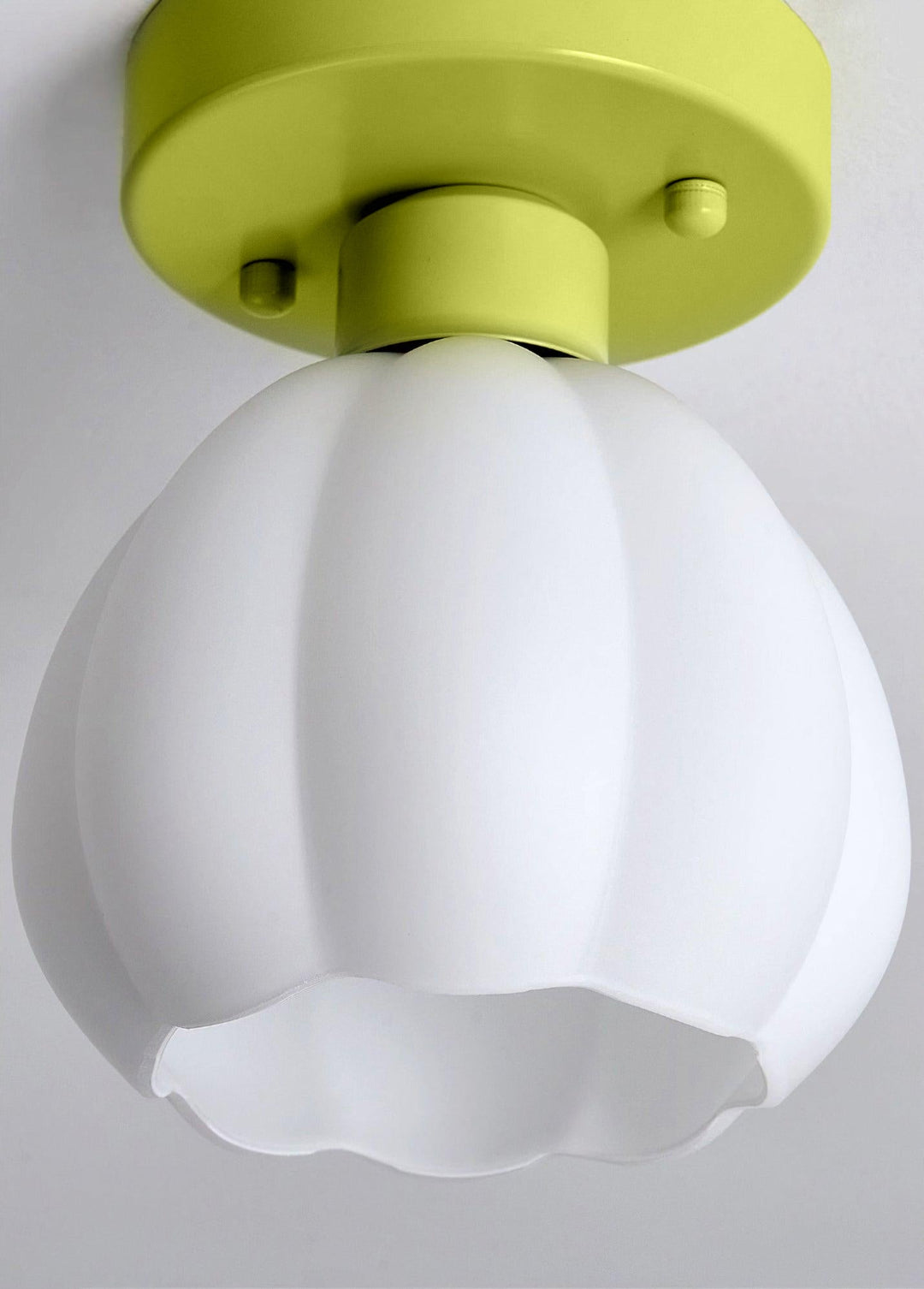 Blomma Skuggad Semi Flushmount Lampa