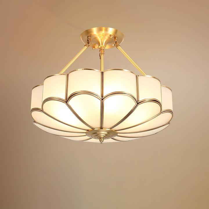 Blomformad Glas Taklampa