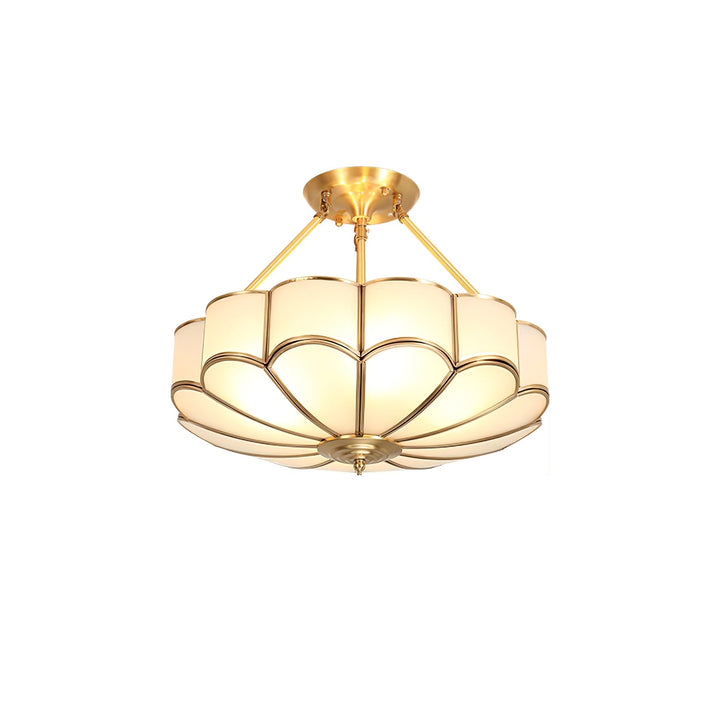 Blomformad Glas Taklampa