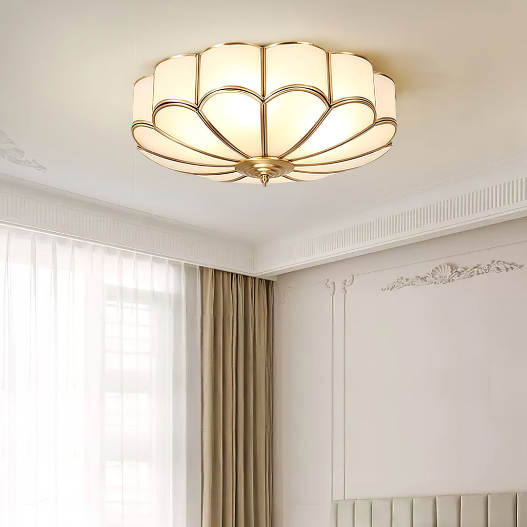Blomformad Glas Infälld Taklampa