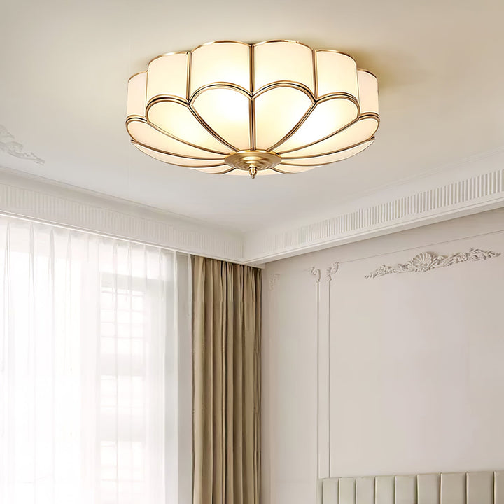 Blomformad Glas Infälld Taklampa