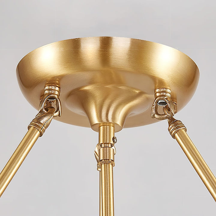 Blomformad Glas Taklampa