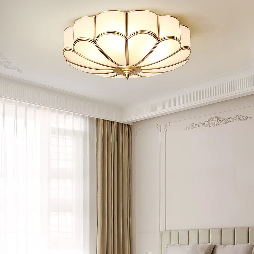 Blomformad Glas Infälld Taklampa