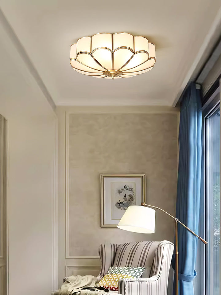 Blomformad Glas Infälld Taklampa
