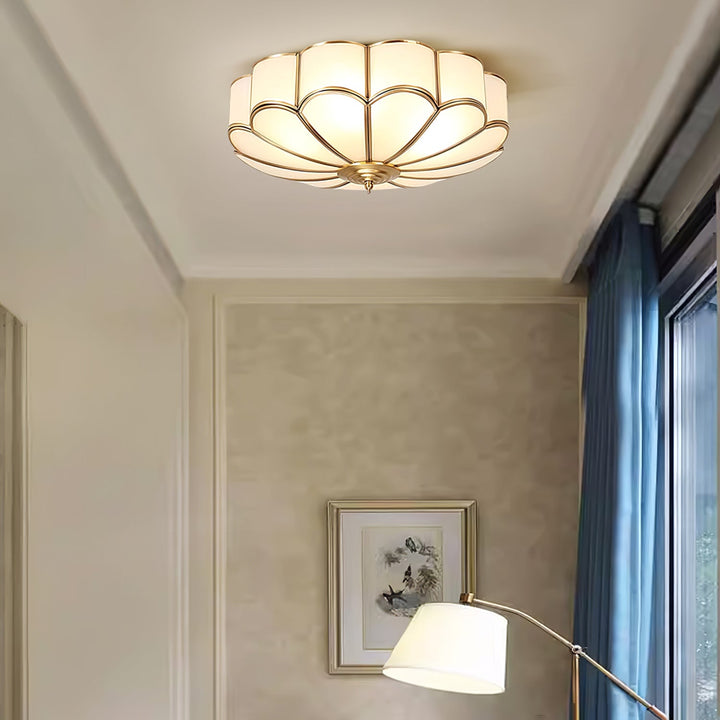 Blomformad Glas Infälld Taklampa