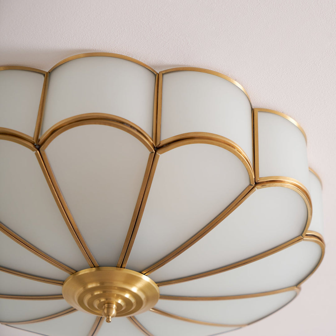 Blomformad Glas Infälld Taklampa