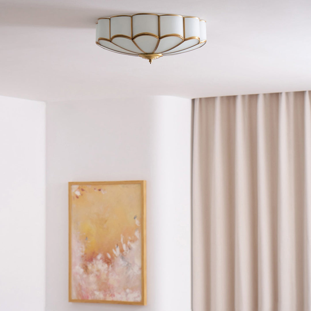 Blomformad Glas Infälld Taklampa
