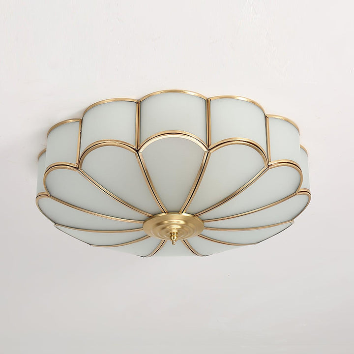 Blomformad Glas Infälld Taklampa