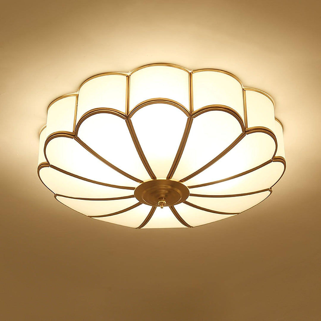 Blomformad Glas Infälld Taklampa