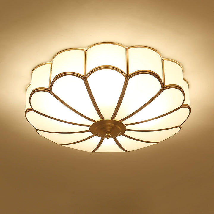 Blomformad Glas Infälld Taklampa