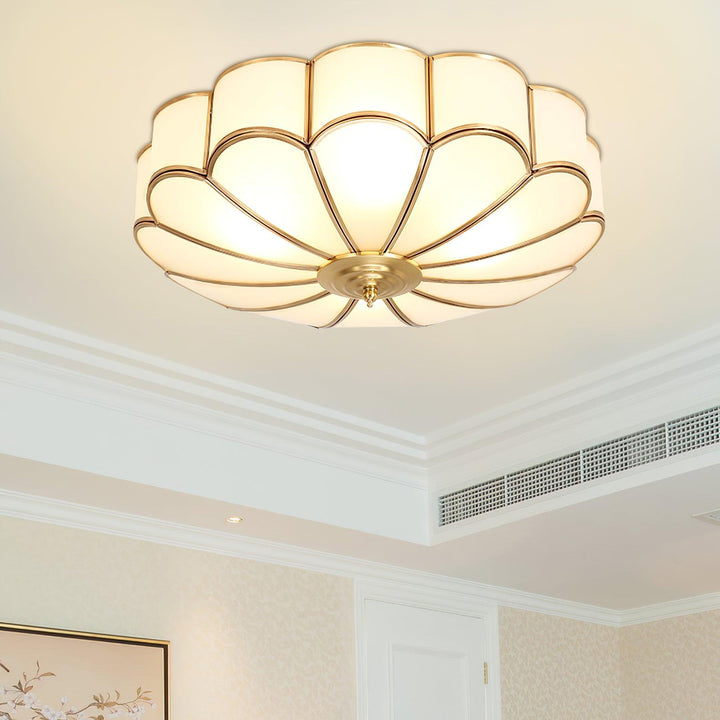 Blomformad Glas Infälld Taklampa