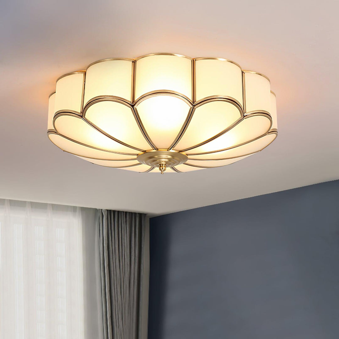 Blomformad Glas Infälld Taklampa