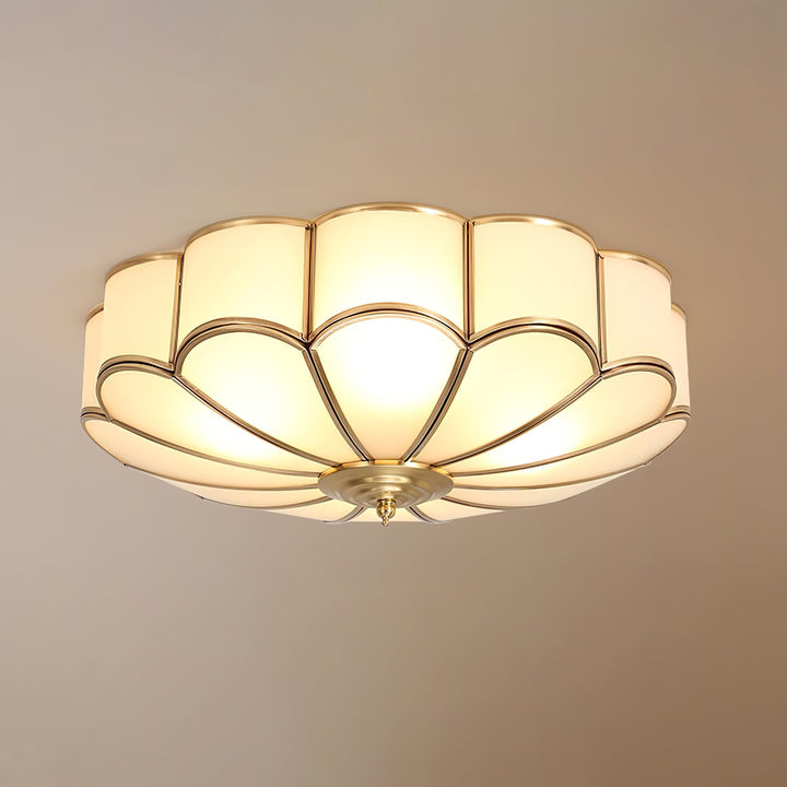 Blomformad Glas Infälld Taklampa