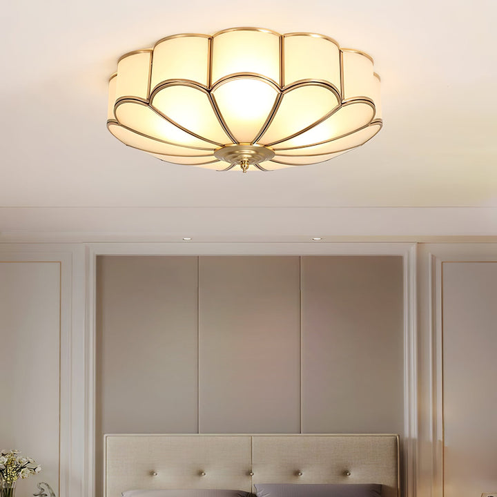 Blomformad Glas Infälld Taklampa