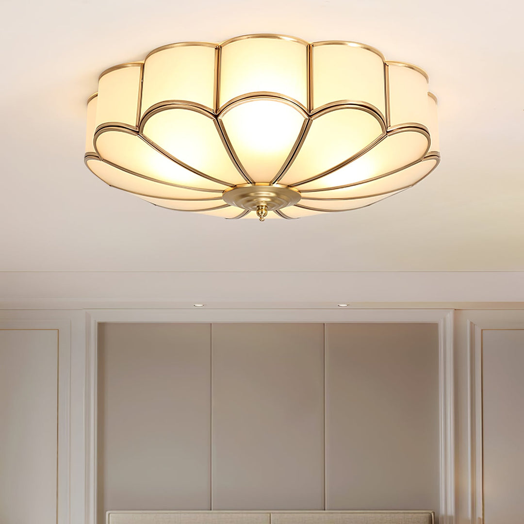 Blomformad Glas Infälld Taklampa