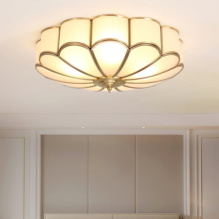 Blomformad Glas Infälld Taklampa