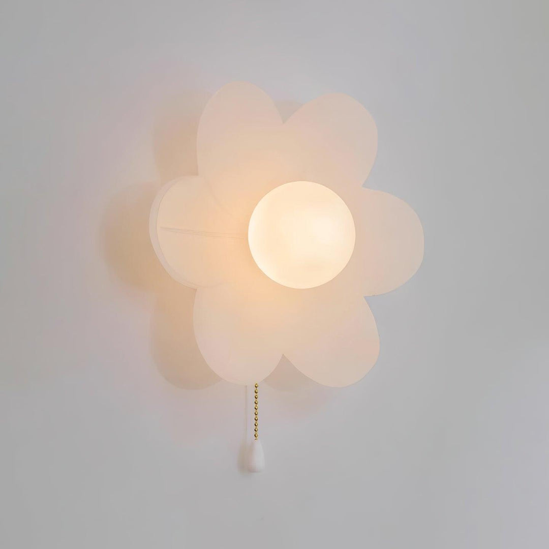 Blommor Vägglampa