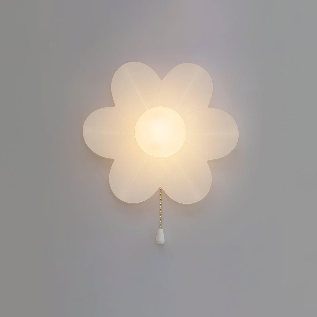 Blommor Vägglampa