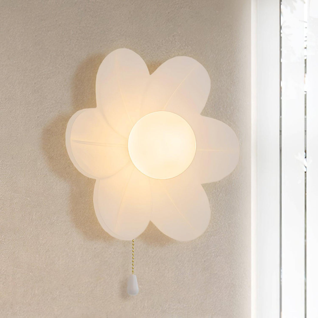 Blommor Vägglampa