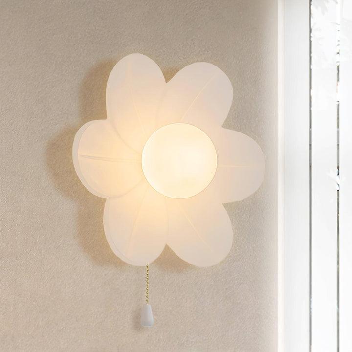Blommor Vägglampa