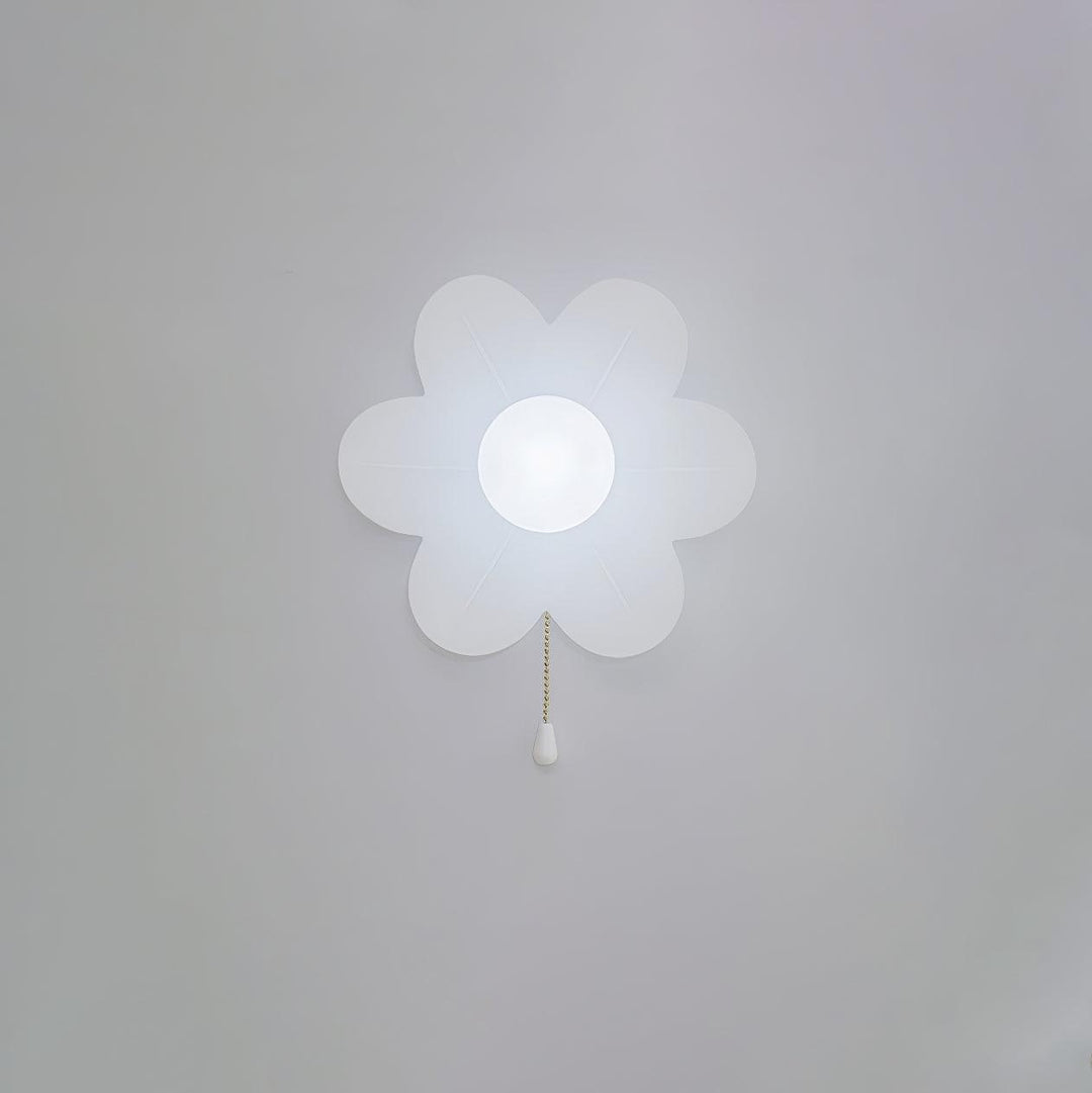 Blommor Vägglampa
