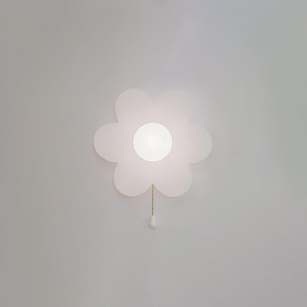 Blommor Vägglampa