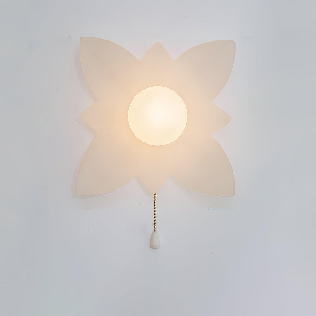 Blommor Vägglampa