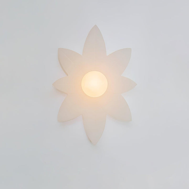 Blommor Vägglampa