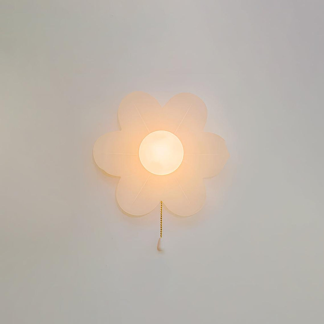 Blommor Vägglampa