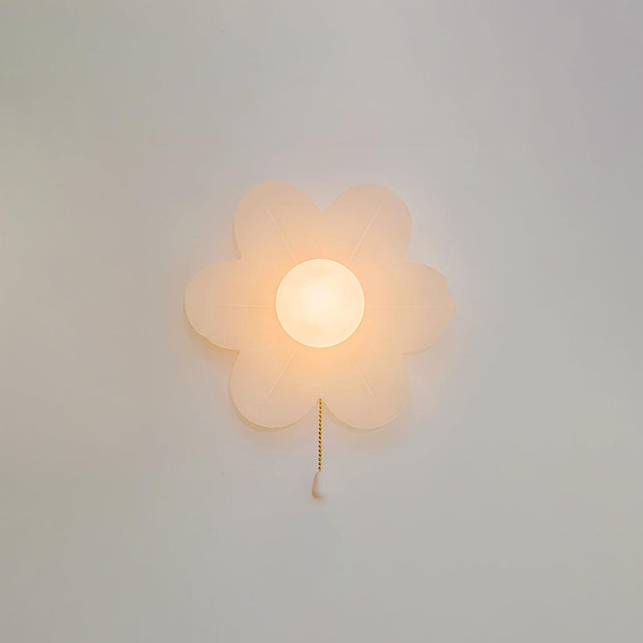 Blommor Vägglampa