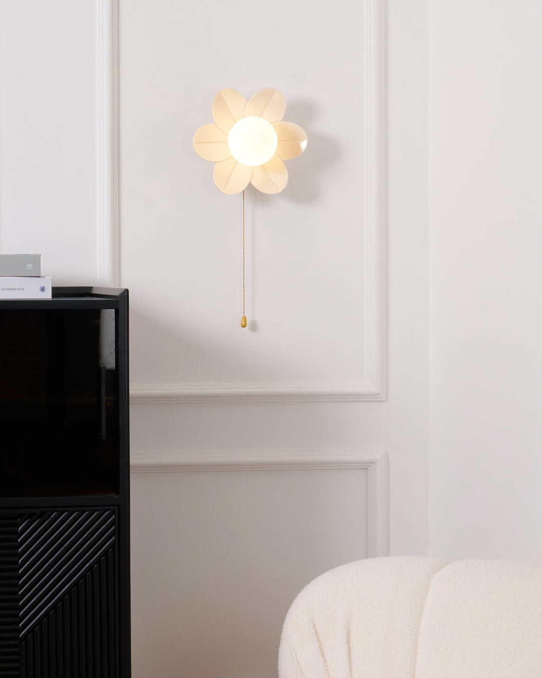 Blommor Vägglampa