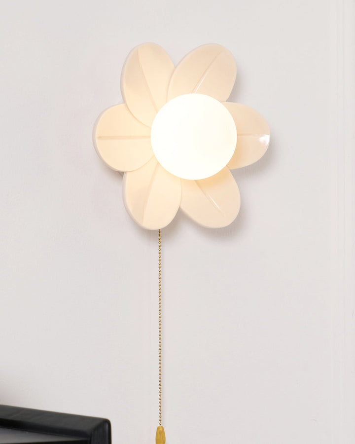 Blommor Vägglampa