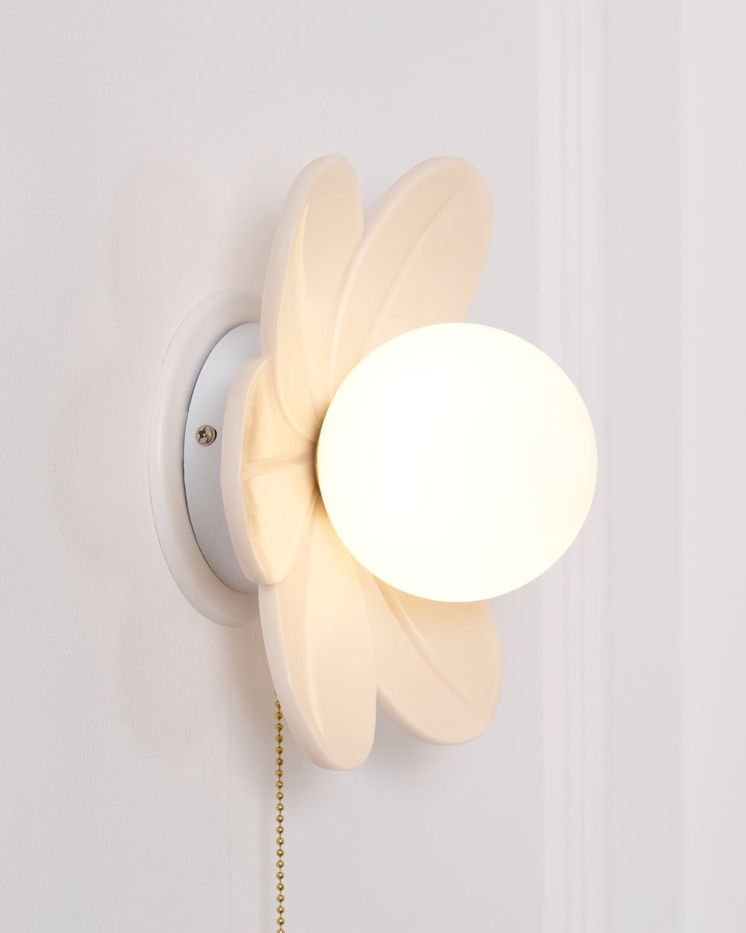 Blommor Vägglampa
