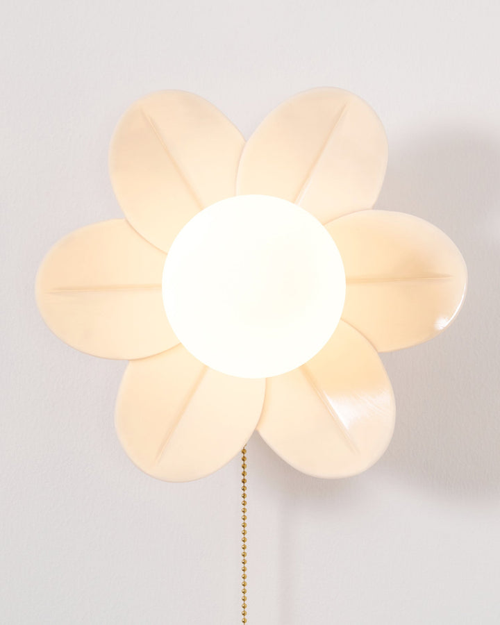 Blommor Vägglampa