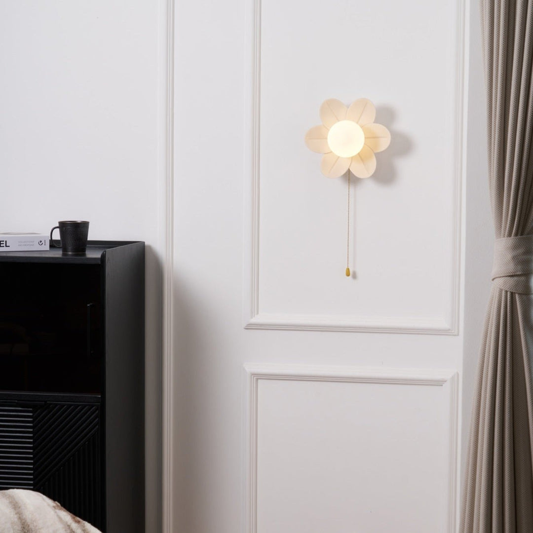 Blommor Vägglampa