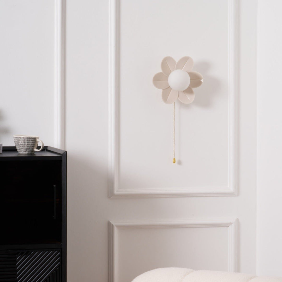 Blommor Vägglampa