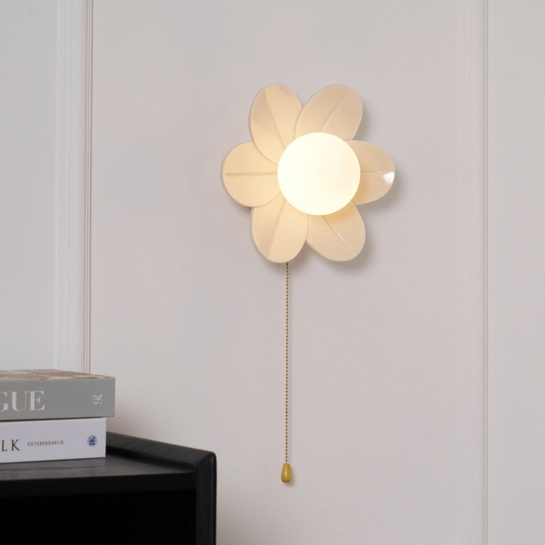 Blommor Vägglampa